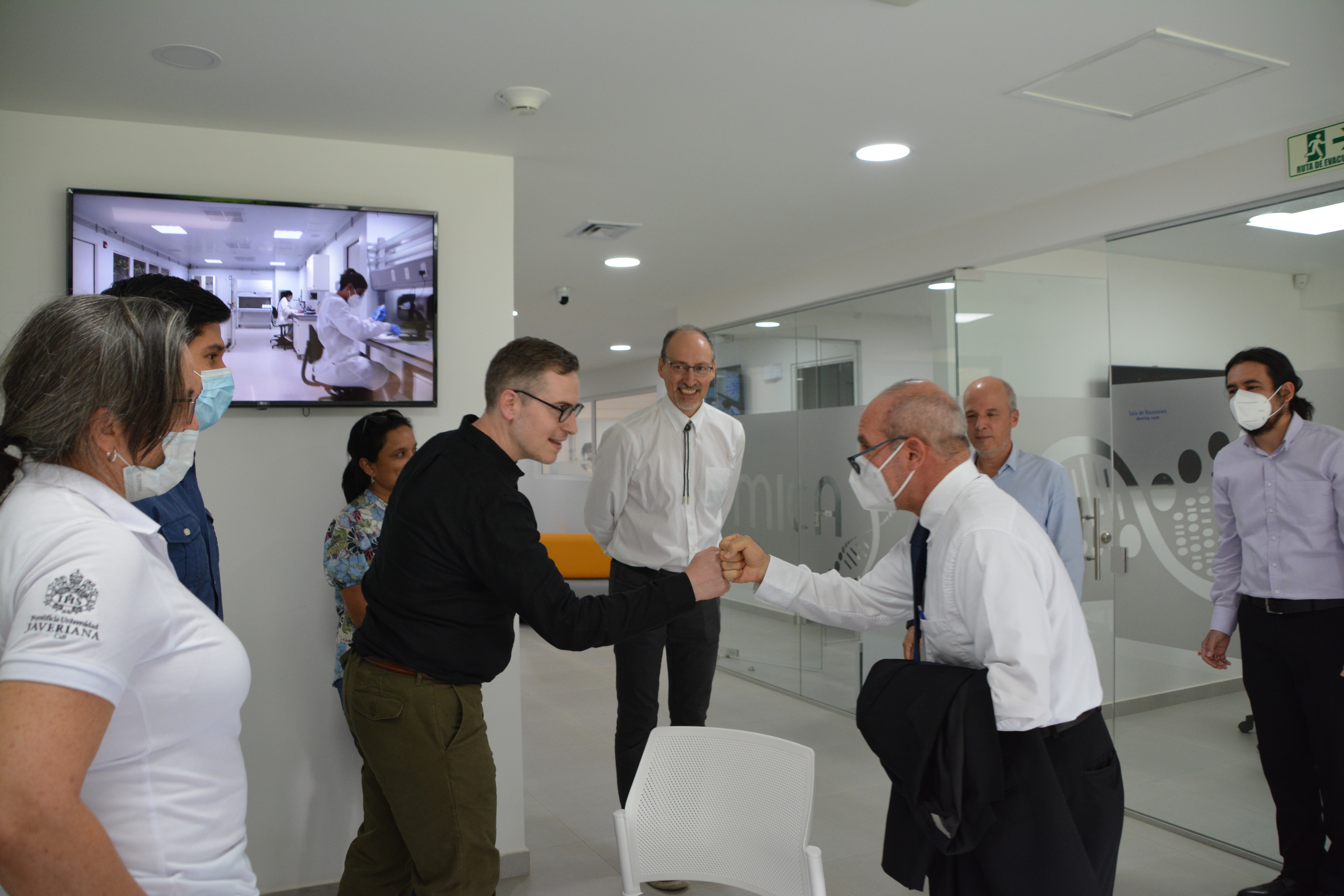 Visita de Fundación Rockefeller a iÓMICAS